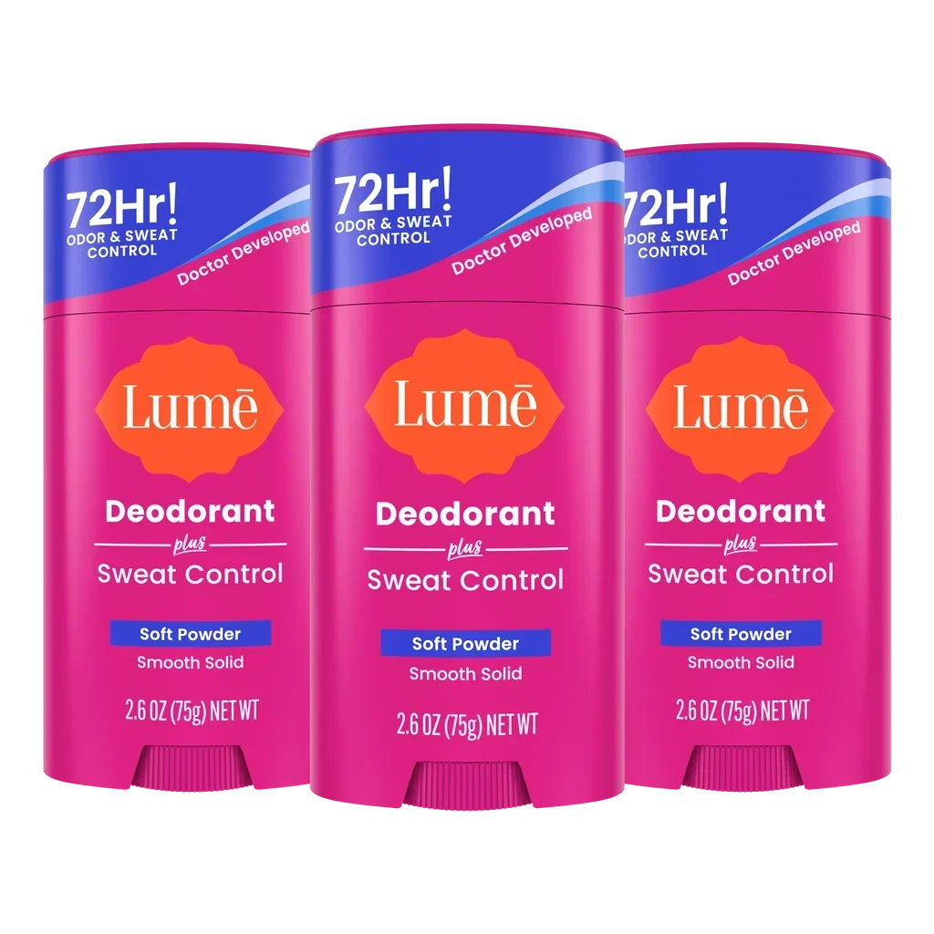 Lume Sweat Control Solid Deodorant Soft Powder
